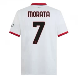 AC Milan Koszulka Piłkarska 2024-25 Alvaro Morata #7 Wyjazdowa Męska