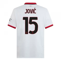 AC Milan Koszulka Piłkarska 2024-25 Jovic #15 Wyjazdowa Męska