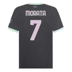 Alvaro Morata #7 Koszulki Piłkarskie AC Milan 2024-25 Alternatywna Męska