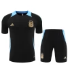Argentyna Komplet Koszulka Treningowa 2024-25 Czarny