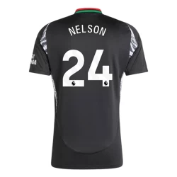 Arsenal FC Koszulka Piłkarska 2024-25 Nelson #24 Wyjazdowa Męska