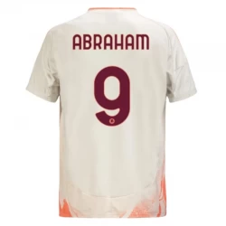 AS Roma Koszulka Piłkarska 2024-25 Abraham #9 Wyjazdowa Męska