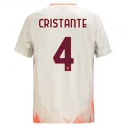 AS Roma Koszulka Piłkarska 2024-25 Cristante #4 Wyjazdowa Męska