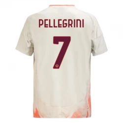 AS Roma Koszulka Piłkarska 2024-25 Pellegrini #7 Wyjazdowa Męska