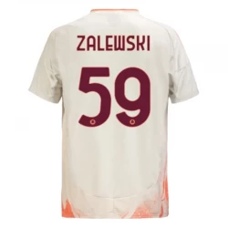 AS Roma Koszulka Piłkarska 2024-25 Zalewski #59 Wyjazdowa Męska