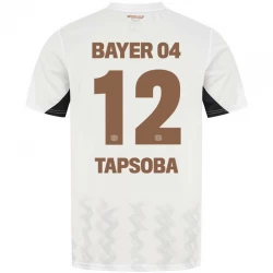 Bayer 04 Leverkusen Koszulka Piłkarska 2024-25 Tapsoba #12 Wyjazdowa Męska