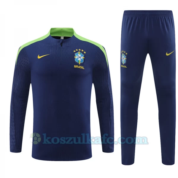 Brazylia Komplet Bluza Treningowa 2024-25 Niebieski Player Version