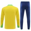 Brazylia Komplet Bluza Treningowa 2024-25 Żółty Player Version