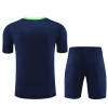 Brazylia Komplet Koszulka Treningowa 2024-25 Niebieski