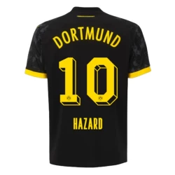 BVB Borussia Dortmund Koszulka Piłkarska 2023-24 Eden Hazard #10 Wyjazdowa Męska