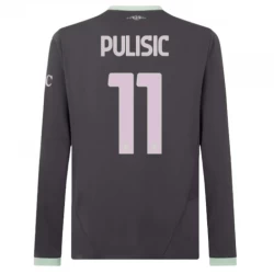 Christian Pulisic #11 Koszulki Piłkarskie AC Milan 2024-25 Alternatywna Męska Długi Rękaw