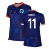 Damska Koszulka Arjen Robben #11 Holandia Mistrzostwa Europy 2024 Wyjazdowa