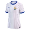 Damska Koszulka Zinédine Zidane #10 Francja Mistrzostwa Europy 2024 Wyjazdowa