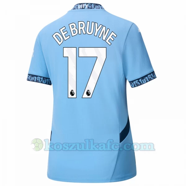 Damska Koszulka Manchester City Kevin De Bruyne #17 2024-25 Domowa