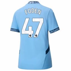 Damska Koszulka Manchester City Phil Foden #47 2024-25 Domowa