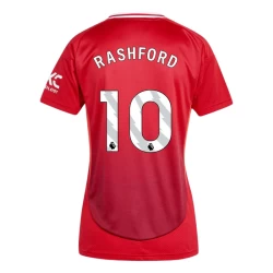 Damska Koszulka Manchester United Marcus Rashford #10 2024-25 Domowa