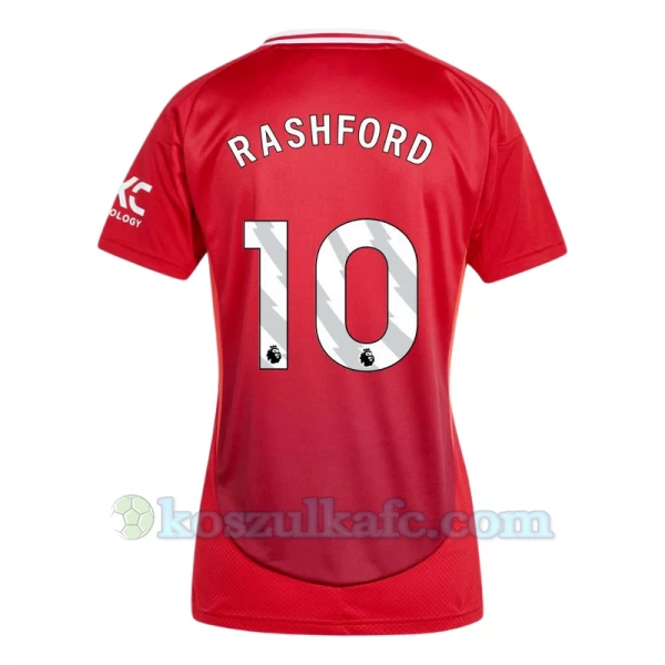 Damska Koszulka Manchester United Marcus Rashford #10 2024-25 Domowa