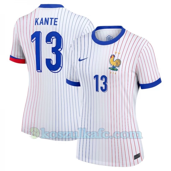 Damska Koszulka N'Golo Kanté #13 Francja Mistrzostwa Europy 2024 Wyjazdowa