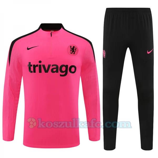Dzieci Chelsea FC Komplet Bluza Treningowa 2024-25 Różowy Player Version