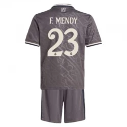 Dzieci F.Mendy #23 Koszulki Piłkarskie Real Madryt 2024-25 Alternatywna