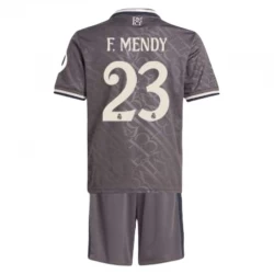 Dzieci F.Mendy #23 Koszulki Piłkarskie Real Madryt 2024-25 HP Alternatywna