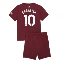 Dzieci Jack Grealish #10 Koszulki Piłkarskie Manchester City 2024-25 Alternatywna