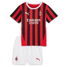 Dzieci Koszulka + Spodenki AC Milan 2024-25 Domowa