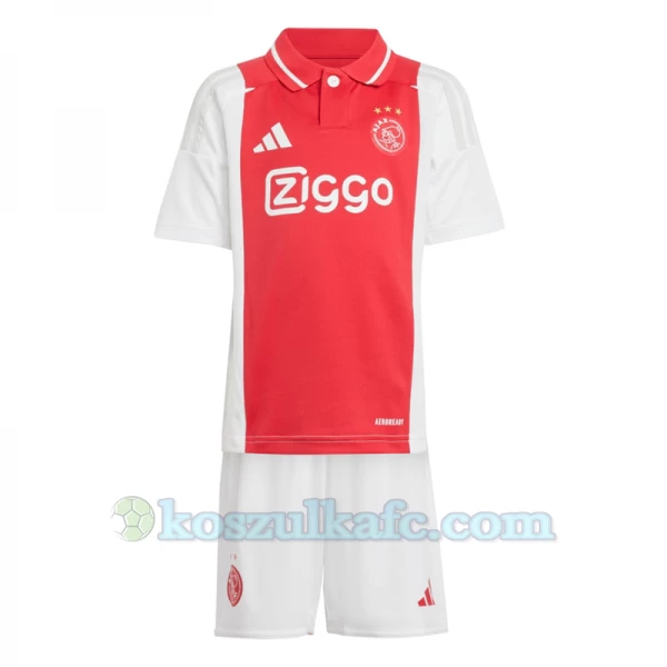 Dzieci Koszulka + Spodenki AFC Ajax Amsterdam 2024-25 Domowa