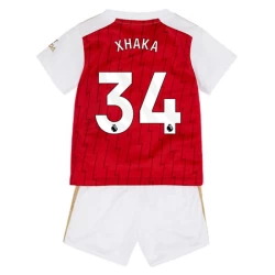 Dzieci Koszulka + Spodenki Arsenal FC Granit Xhaka #34 2023-24 Domowa
