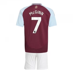 Dzieci Koszulka + Spodenki Aston Villa McGinn #7 2024-25 Domowa