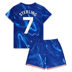 Dzieci Koszulka + Spodenki Chelsea FC Raheem Sterling #7 2024-25 Domowa
