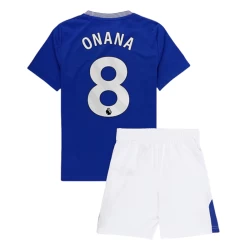 Dzieci Koszulka + Spodenki Everton FC Onana #8 2024-25 Domowa