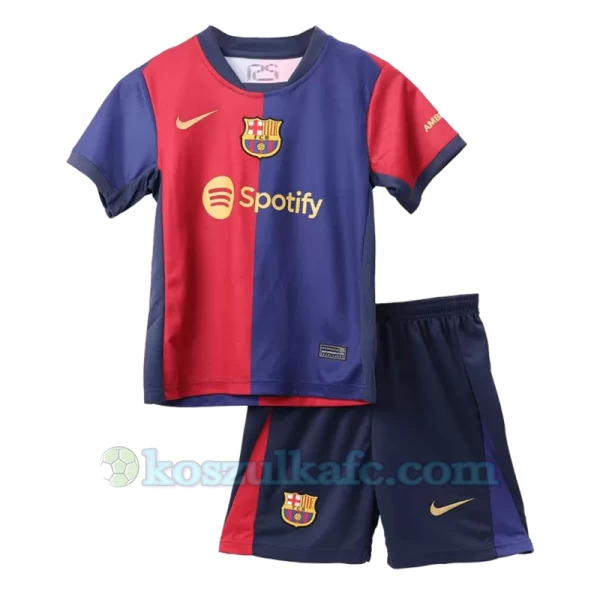 Dzieci Koszulka + Spodenki FC Barcelona 2024-25 Domowa