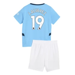 Dzieci Koszulka + Spodenki Manchester City J. Alvarez #19 2024-25 Domowa