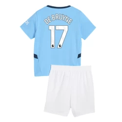 Dzieci Koszulka + Spodenki Manchester City Kevin De Bruyne #17 2024-25 Domowa
