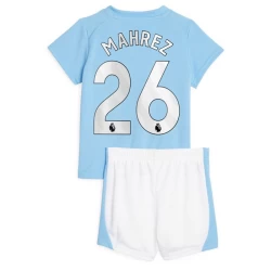 Dzieci Koszulka + Spodenki Manchester City Riyad Mahrez #26 2023-24 Domowa