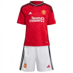 Dzieci Koszulka + Spodenki Manchester United 2023-24 Domowa