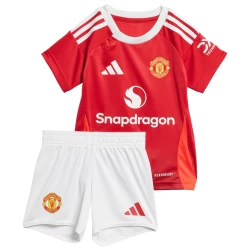 Dzieci Koszulka + Spodenki Manchester United 2024-25 Domowa