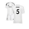 Dzieci Koszulka + Spodenki Real Madryt Zinédine Zidane #5 2024-25 Domowa