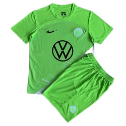 Dzieci Koszulka + Spodenki VfL Wolfsburg 2023-24 Domowa