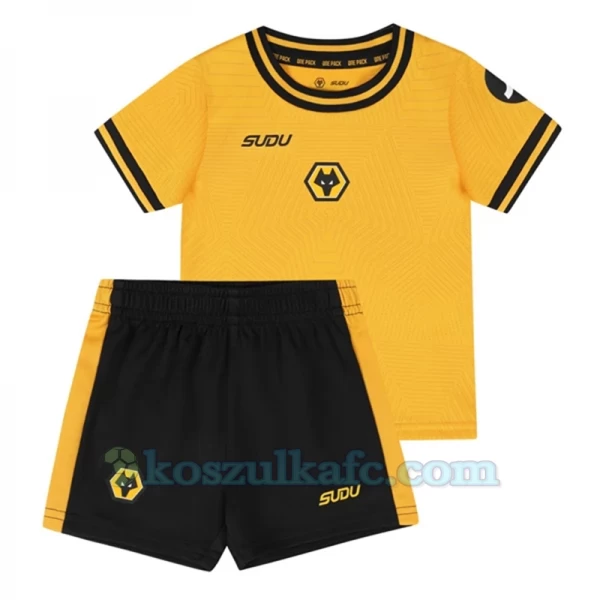 Dzieci Koszulka + Spodenki Wolverhampton Wanderers 2024-25 Domowa