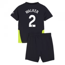 Dzieci Manchester City Strój Piłkarski Koszulka Kyle Walker #2 2024-25 Wyjazdowa