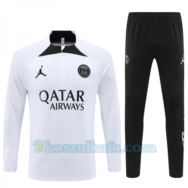 Dzieci Paris Saint-Germain PSG Komplet Bluza Treningowa 2023-24 Biały Player Version