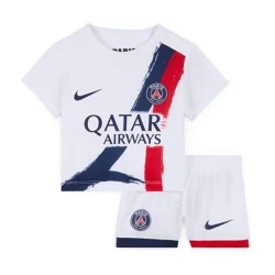 Dzieci Paris Saint-Germain PSG Strój Piłkarski Koszulka 2024-25 Wyjazdowa