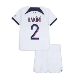 Dzieci Paris Saint-Germain PSG Strój Piłkarski Koszulka Achraf Hakimi #2 2023-24 Wyjazdowa