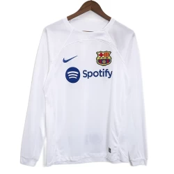 FC Barcelona Koszulka Piłkarska 2023-24 Wyjazdowa Męska Długi Rękaw