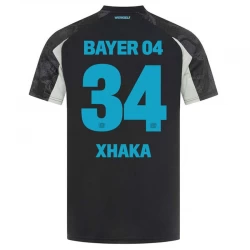 Granit Xhaka #34 Koszulki Piłkarskie Bayer 04 Leverkusen 2024-25 Alternatywna Męska