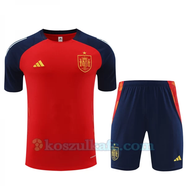 Hiszpania Komplet Koszulka Treningowa 2024-25 Czerwony