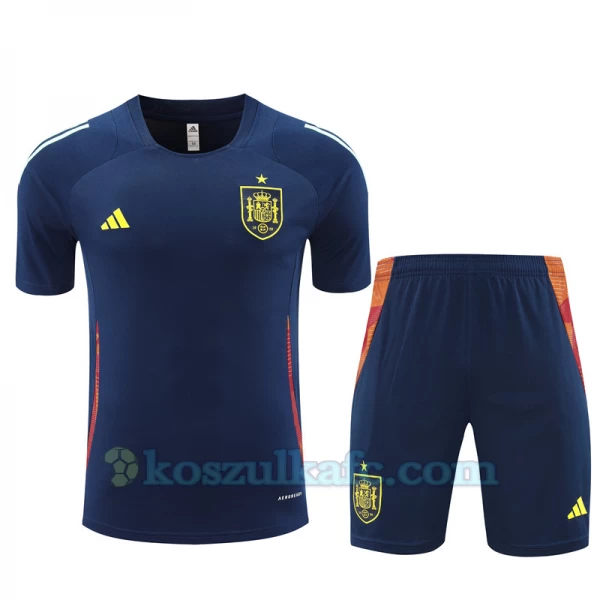 Hiszpania Komplet Koszulka Treningowa 2024-25 Niebieski
