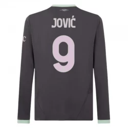 Jovic #9 Koszulki Piłkarskie AC Milan 2024-25 Alternatywna Męska Długi Rękaw